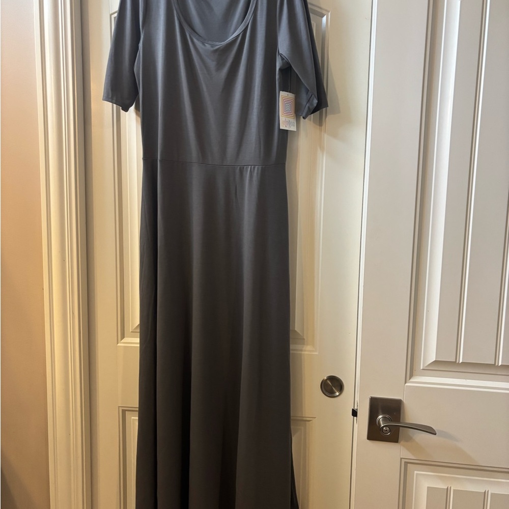 LuLaRoe Charcoal Maxi Dress